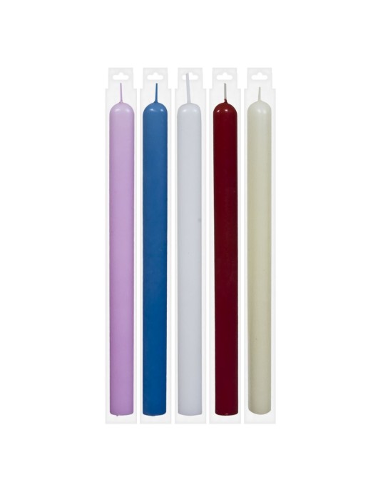 Λαμπάδα Οβάλ Χρωματιστή ματ 35cm Bunny's 931502