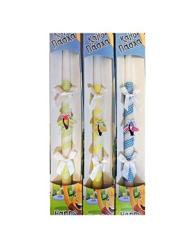 Λαμπάδα Αεροπλανάκι σε Χρωματιστό Κουτί 36cm x ø17mm Bunny's 931508