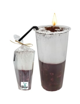 Κερί Καφές Fredo 18x ø9cm Bunny's 931672