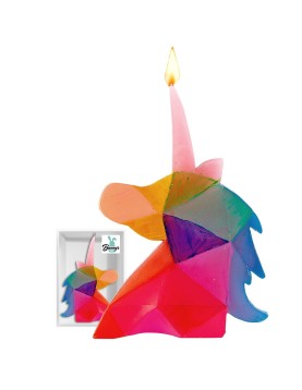 Κερί 3d Μονόκερος 24x15,5x2,5cm Bunny's 931842