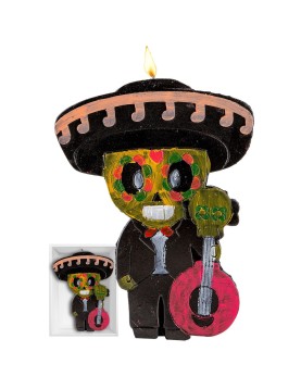 Κερί 3d Μεξικανός 26x19,5x2,5cm Bunny's 931853