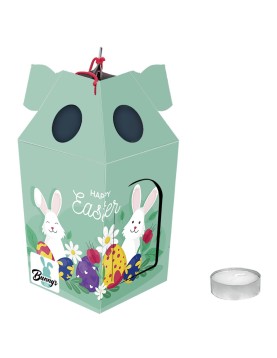 Φαναράκι με Ρεσώ Λαγουδάκια 21x9,5cm Bunny's 931874