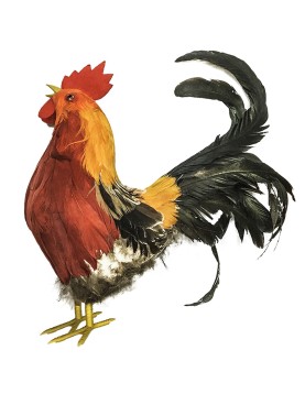 Κότα Διακοσμητική 30cm με Φωνή φως Bunny's 93208