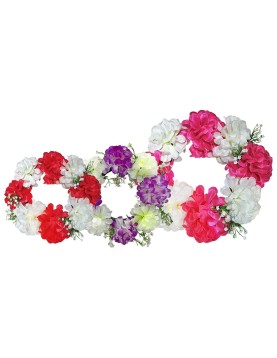 Στεφάνι 8 Λουλούδια ø30cm Bunny's 932067