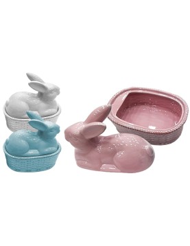 Μπωλ Αυγοθήκη Λαγός 21x12x20cm Bunny's 932084