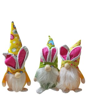 Gnome με Αυτάκια Λαγού Στέκεται Όρθιο 32cm Bunny's 932124