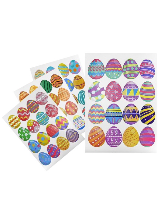 Στίκερ Πασχαλινά Αυγα σετ=12 Φύλλα 18x13cm Bunny's 932137