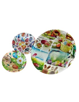 Μπωλιέρα Βαθια Στρογγυλή Πασχαλινή ø23x5cm Bunny's 932140