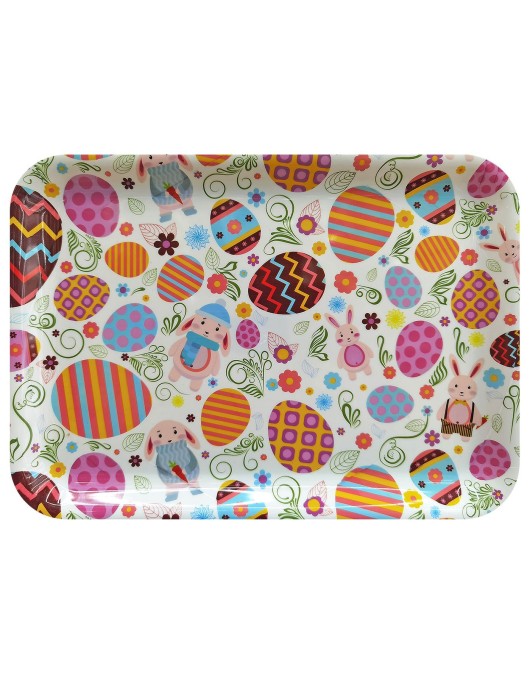 Δίσκος Ορθογώνιος Πασχαλινός 32x23cm Bunny's 932145