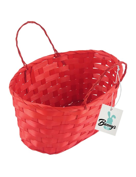 Καλάθι Μπαμπού Οβάλ με Λαβές 24x15x11cm Bunny's 932176