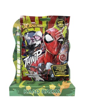 Λαμπάδα Τυχερή Σακούλα των 3 Ευρώ Spiderman 45x33cm Bunny's 932252