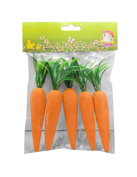 Σετ 5 Καρότα Αφρώδη 14cm Bunny's 932297