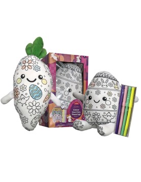 Κουκλάκι Υφασμάτινο με Μαρκαδόρους DIY 20x12x8cm Bunny's 932310