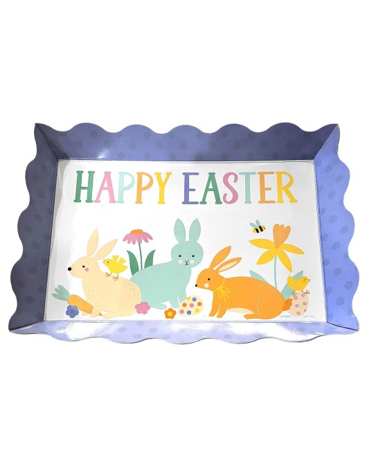 Δίσκος Πασχαλινός απο Χαρτόνι 34x25x3cm Bunny's 932324