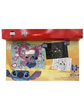 Λαμπάδα Παζλ 100τεμ Glow in the Dark Stitch 48x34cm Bunny's 932336