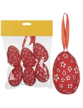 Αυγα Πασχαλινά Υφασμάτινα σετ=6τεμ 6cm Bunny's 93290