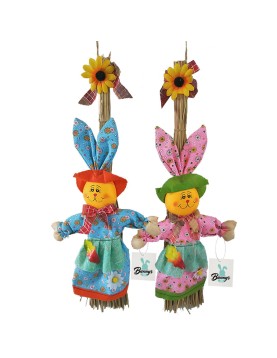 Λαγός Σκούπα 60cm (κούκλα 41cm) Bunny's 93403