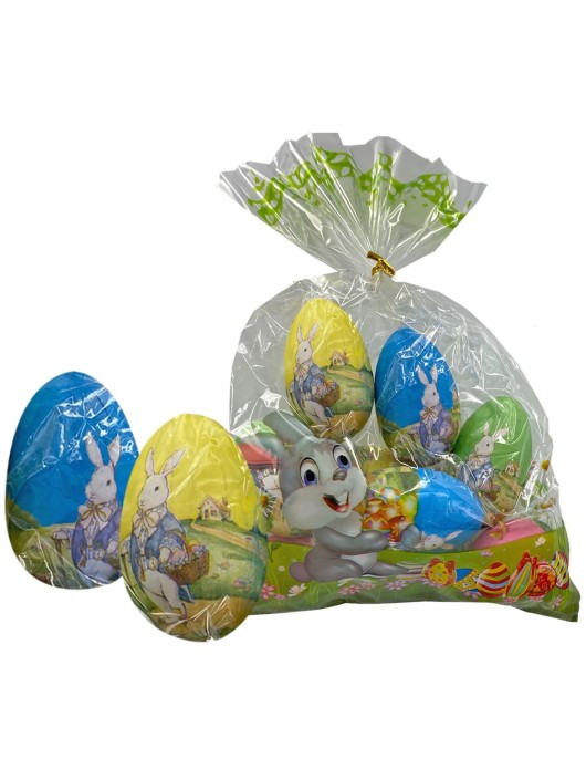 Αυγα Χάρτινα 9τεμ Λαγός 6cm Bunny's 9397