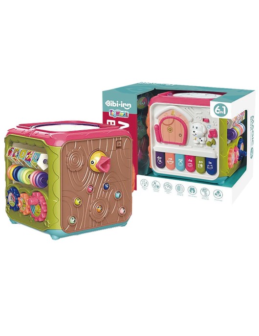 Μαγικός Κύβος Μπαταρίας 6 σε 1 Μπεμπέ 32x25x22cm ToyMarkt 941092