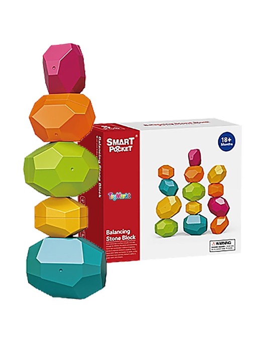 Πέτρες Ισορροπίας Μπεμπέ 8 τεμ 20x17x6cm ToyMarkt 941111