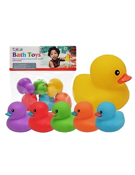 Παπάκια 6 τεμ Παιχνίδι Μπάνιου 20x18x4cm ToyMarkt 941112