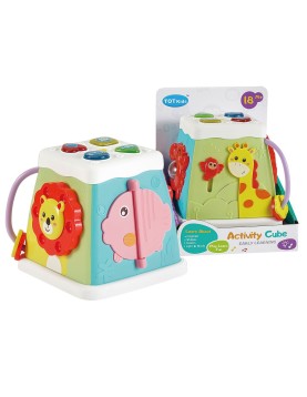 Βρεφικός Κύβος Δραστηριοτήτων Μπαταρίας 15x18x14cm ToyMarkt 941137