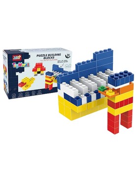 Κουτί 400τεμ Τουβλάκια 3 Χρόνων+ 22x15χ8cm ToyMarkt 95421