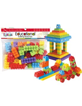 Μεγάλα Τουβλάκια σε Μεσαίο Σακουλάκι 3 Χρόνων+ 26x23cm ToyMarkt 95426