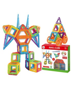 Μαγνητικά Τουβλάκια Μικρό σετ 20x20x6cm ToyMarkt 95445