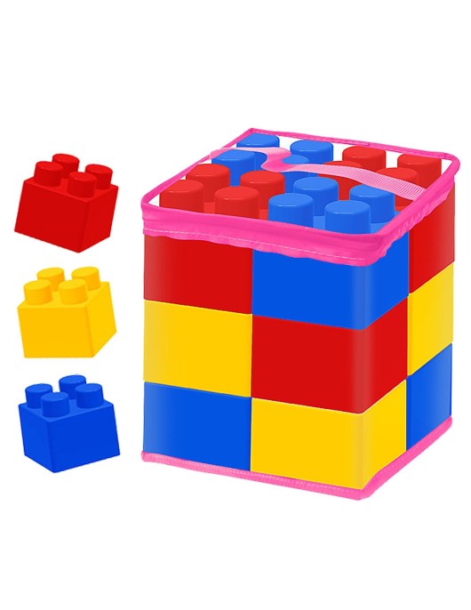 Τουβλάκια Μεγάλα 12τεμ. 3+ Ετών 23x19x19cm ToyMarkt 95448