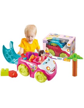 Αυτοκινητάκι Τουβλάκια 10 τεμ 25x17x16cm ToyMarkt 95451