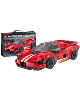 Τουβλάκια Supercar 305τεμ. 6 Χρόνων+ 36x26x6cm ToyMarkt 95459
