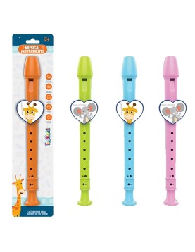 Φλογέρα 28cm με Καρδιά Ζωάκι σε Καρτέλα 9x40cm ToyMarkt 96148