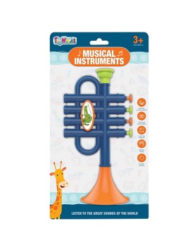 Τρομπέτα Μικρή σε Καρτέλα 16x30cm ToyMarkt 96152