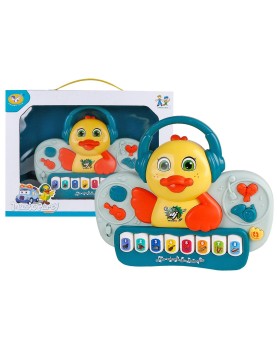 Πιανάκι Παπάκι με Ακουστικά 27x21x5cm ToyMarkt 96171