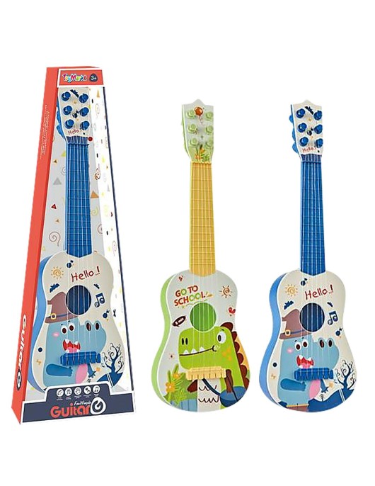 Κιθάρα 43cm Cartoon 2 Σχέδια σε Κουτί 16x47x5cm ToyMarkt 96175