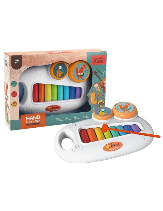 Ξυλόφωνο Hand Knock 28x20x6cm ToyMarkt 96182