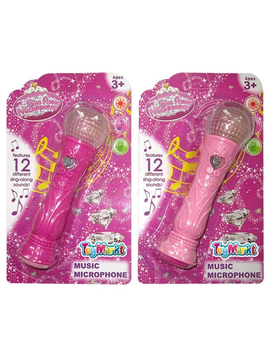 Μικρόφωνο Μπαταρίας σε Καρτέλα 15x25cm ToyMarkt 971046