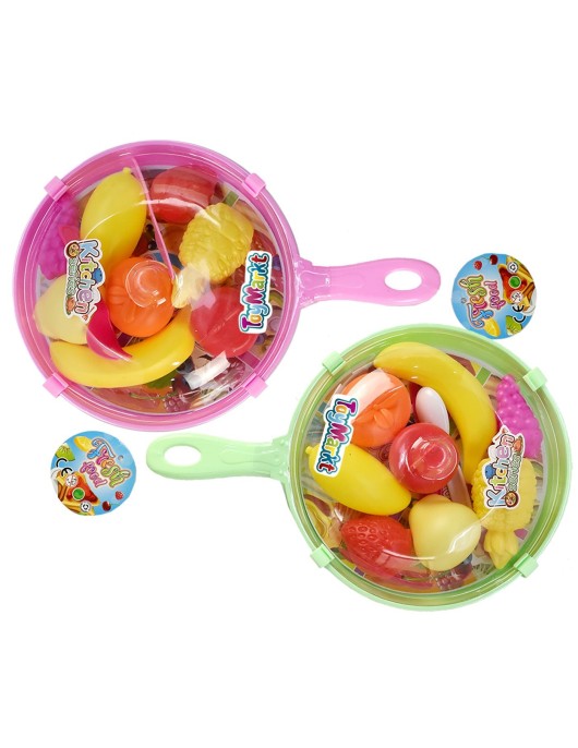 Σετ Κουζινικά Τηγάνι Φρούτα 20x30cm ToyMarkt 971102