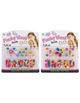 Σετ Ξύλινες Χάντρες σε Καρτέλα 25x28cm ToyMarkt 971137