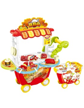 Τρόλευ Barbecue 37 Τεμαχίων 26x18x16cm ToyMarkt 971144