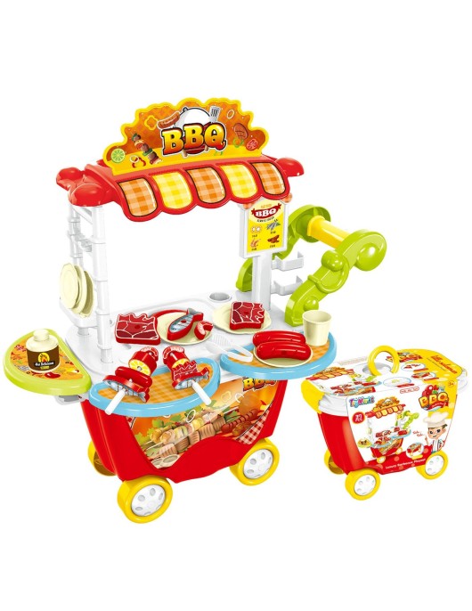 Τρόλευ Barbecue 37 Τεμαχίων 26x18x16cm ToyMarkt 971144