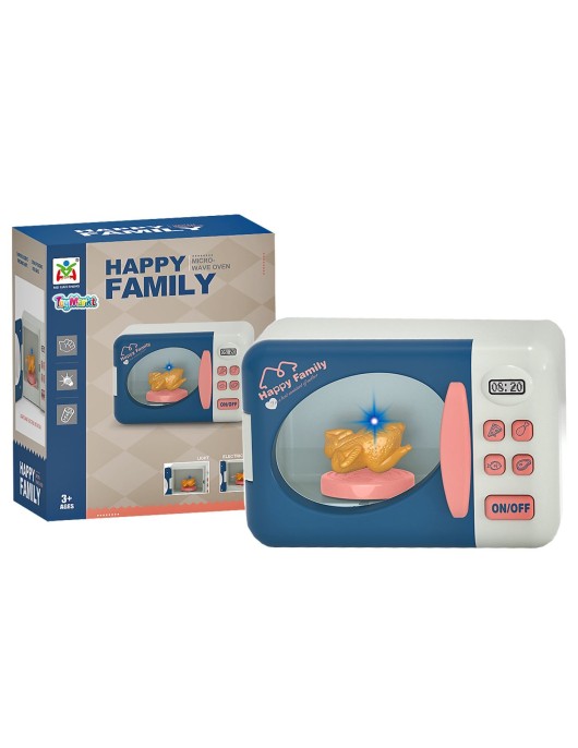 Μικρός Φούρνος Μικροκυμάτων Μπαταρίας 14x17x10cm ToyMarkt 971169