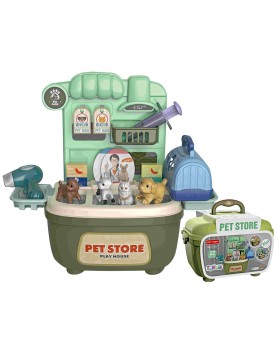 Pet Store Βαλιτσάκι 22 τεμ 19x13x12cm ToyMarkt 971178