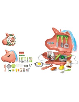 Κουζινικά Τσαντάκι 24 τεμ Μονόκερως 24x21x7cm ToyMarkt 971191