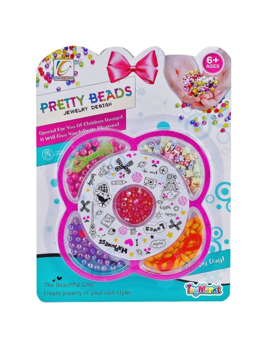 Καρτέλα Χάντρες Pretty Beads 21x28cm ToyMarkt 971194