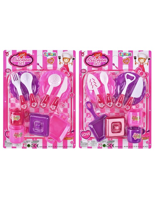 Κουζινικά σε Καρτέλα 21x29x4cm ToyMarkt 971203