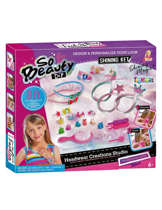 Στέκες & Κοκκαλάκια για Μαλλιά σε Κουτί 32x28x3.5cm ToyMarkt 971211