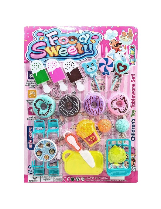 Καρτέλα Παγωτά, Donuts Κλπ. 31x43cm ToyMarkt 971235