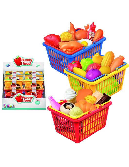 Καλαθάκι Κουζινικά Μικρό Funny Food 16x9x12cm ToyMarkt 971274